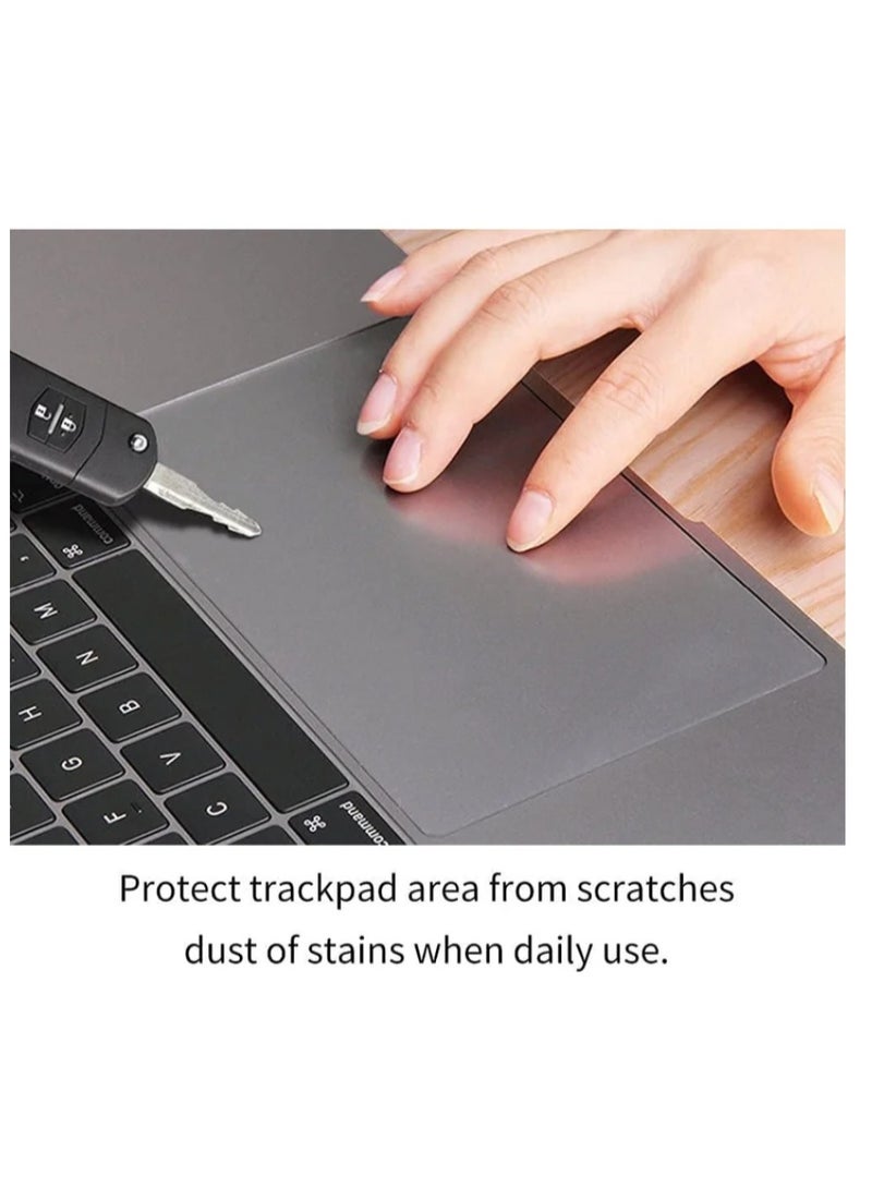 لوحة اللمس فيلم صقيع مكافحة التعرق مكافحة بصمات الأصابع فيلم شاشة لمس فيلم واقي. TPU Trackpad Protector Skin لـ MacBook Air A2179 / A2337 (13 بوصة ، حزمة من 2) - Image 3